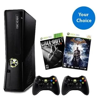 Xbox 360 Ultimate Bundle (Xbox 360 + 2 Contollers + 2 Games)