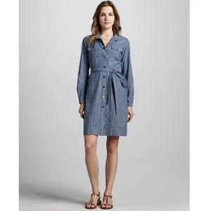 Tory Burch Cora Chambray Shirtdress 