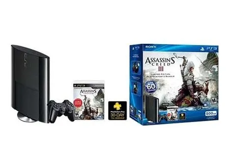 SONY PS3 500GB Assassin's Creed 3 System Bundle