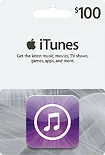 Apple $100 iTunes Gift Card