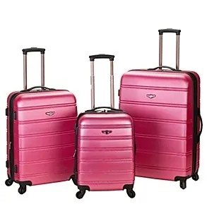 Rockland Luggage 3 Piece Carnival Hardside Spinner Set