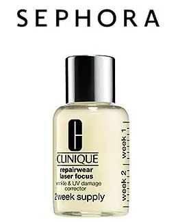 Sephora: Free Clinique Repairwear Laser Focus Wrinkle & UV Damage Corrector Deluxe Sample With Any $25 Purchase