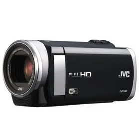 JVC HD Flash Memory Digital Camcorder (GZEX250BUS) with 40x Optical Zoom, 16GB Internal Storage - Black