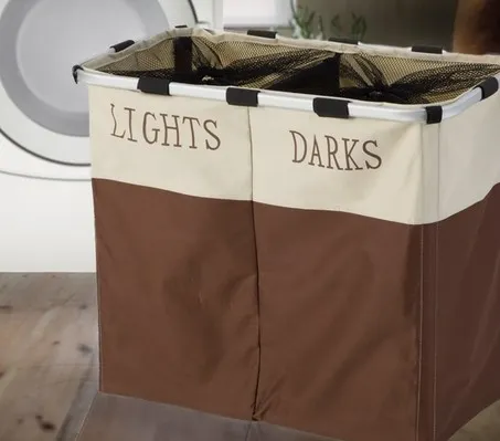 Foldable Double Laundry Hamper
