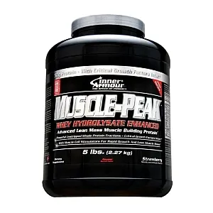Inner Armour Muscle-Peak Muscle Building Protein (Strawberry or Chocolate), 5 lb
