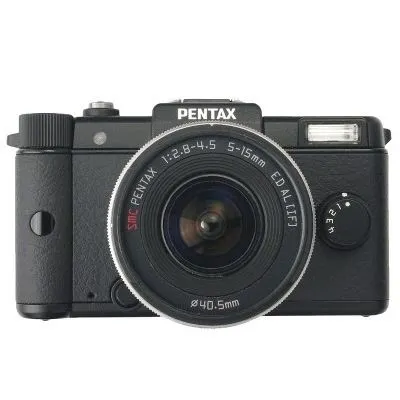 Target: Pentax Q 12.4MP Digital Camera with 02 Zoom Lens - Black
