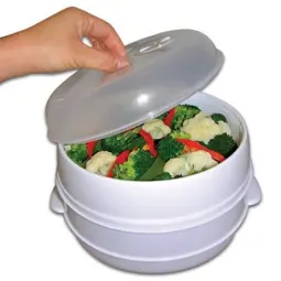Handy Gourmet 2 Tier Microwave Steamer