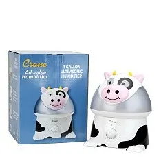 Crane Ultrasonic Cool Mist Humidifier - Adorable Cow
