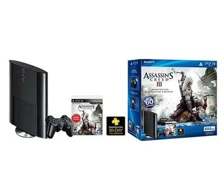 SONY PS3 500GB Assassin's Creed 3 System Bundle