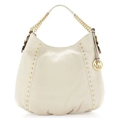 Lastcall by Neiman Marcus: Michael by Michael Kors Middleton Python-Embossed Large Shoulder Bag