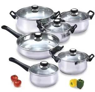 Home Collections 12 Piece Stainless Steel Cookware