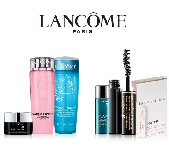 Lancome: Free 6 Piece Samples plus Free Shipping with Any $49 Purchase + More