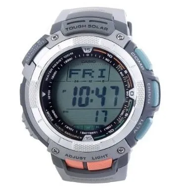 Casio Men's PAG80-1V Pathfinder Altimeter/Barometer/ Digital Compass Solar Digital Watch