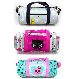 Free David and Goliath Mini Duffel Purses 