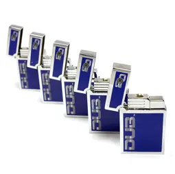 5-Pack Dub Refillable Windproof Butane Lighters