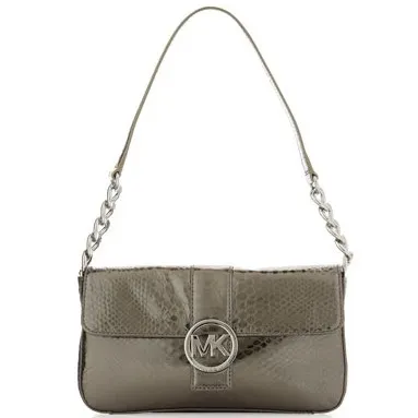 Michael by Michael Kors Limited-Edition Fulton Small Python-Embossed Shoulder Bag