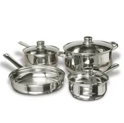 Cuisine Select Landon 7-Piece Stainless Steel Cookware Set