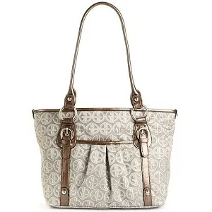 Giani Bernini Handbag, Circle Signature Tulip Tote