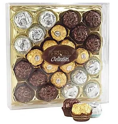 Ferrero Rocher Diamond Collection Assorted Chocolates Gift Box, 24 Pieces/Box