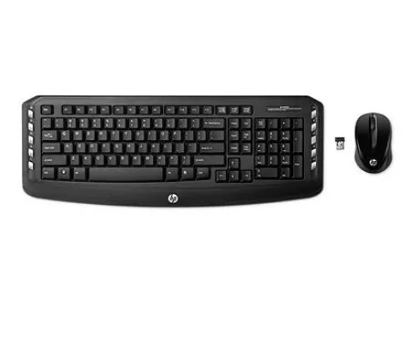 HP Wireless Classic Desktop Keyboard & 3-Button Optical Mouse Bundle- 2.4GHz (New Other)