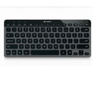 Logitech Bluetooth Illuminated Keyboard K810 for PCs, Tablets, Smartphones - Black (920-004292)