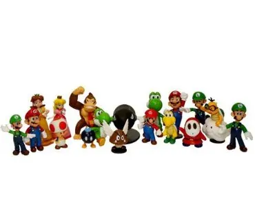 Super Mario Brothers: 2" Mini Figures Set of 18