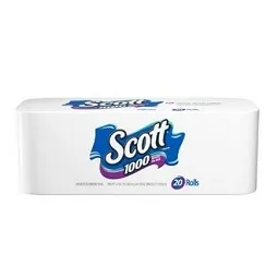 Scott Bath Tissue, 20 Rolls (1000 Sheets Per Roll)