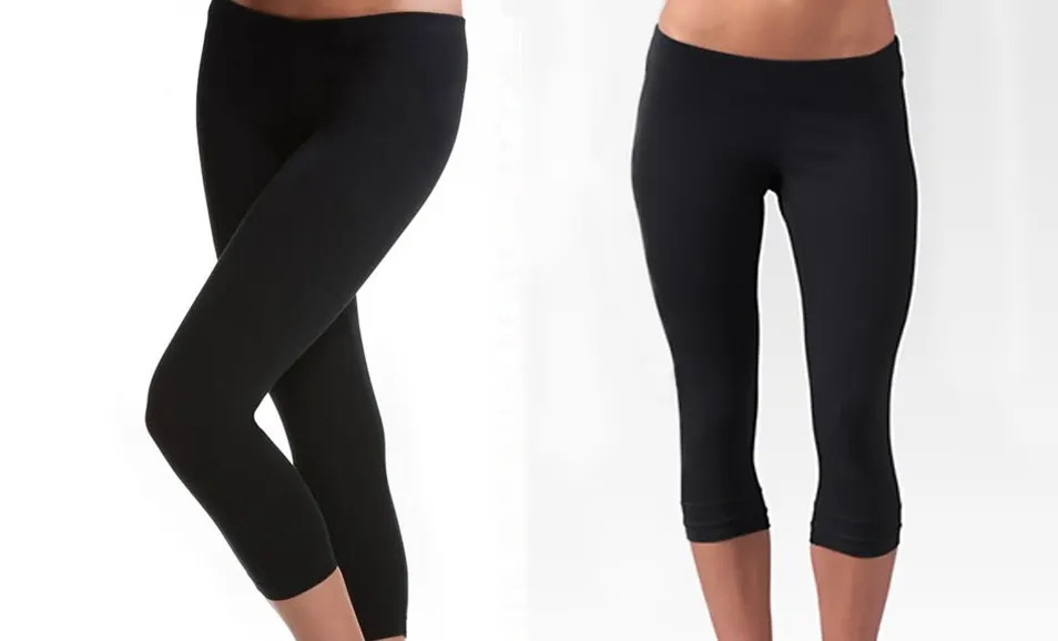 Groupon: 2-Pack of Seamless Capri Yoga Leggings