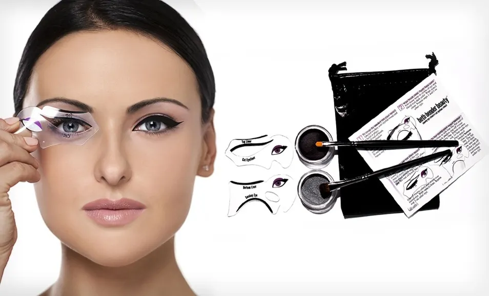 Groupon: Beth Bender Beauty Smokey Eye and Cat Eye Stencil Kit