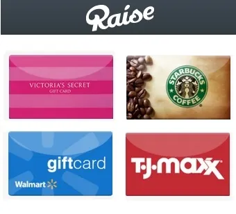 Raise.com: Up to 96% OFF Gift Cards + $5 OFF $75