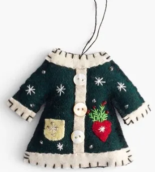 New World Arts Coat Ornament