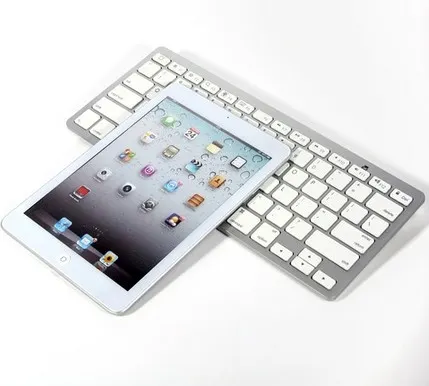 New White Bluetooth Wireless Keyboard For iPad 2 3rd Generation Mac OS iPhone 4S