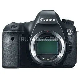 Canon EOS 6D 20.1 MP CMOS Digital SLR Camera with 3.0-Inch LCD (Body Only)
