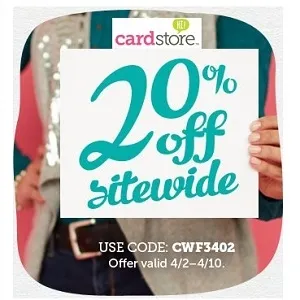 Cardstore.com: 20% OFF Sitewide