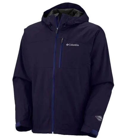 Columbia Men's Hail Tech Jacket, Ebony Blue