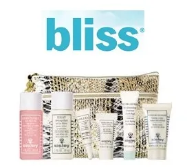 Bliss: Free Sisley Golden Grey Cayman Bag with Travel-size Minis ($250 Value) with $250 Sisley Purchase
