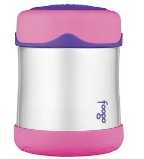 Thermos Foogo Food Jar 10-oz., Stainless Steel Pink, BPA-Free