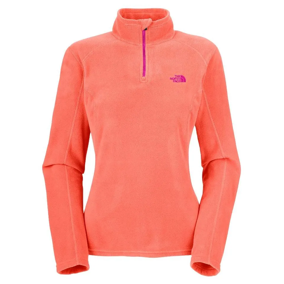 The North Face Women's TKA 100 Microvelour Glacier 1/4 Zip Shirt 