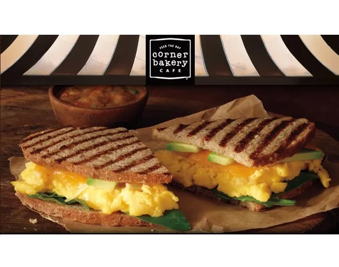 Corner Bakery: Free Avocado and Spinach Power Panini Thin