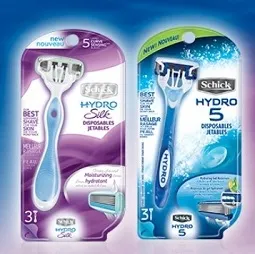 Free Sample of Schick Hydro Disposable Razor 