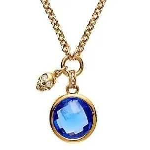 Juicy Couture Gemstone and Mini Charm Necklace