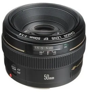 Canon EF 50mm f/1.4 USM Standard AutoFocus Lens