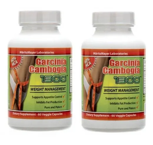 2 Original PURE Garcinia Cambogia Extract Natural Weight Loss Supplement 