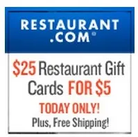 Restaurant.com: $10 For $25 Restaurant Gift Certificates 