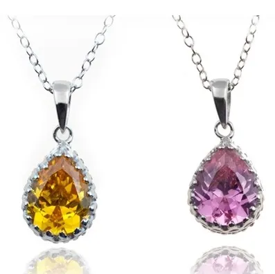 Groupon: Cubic Zirconia Pendant Necklace