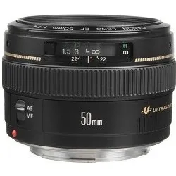 New Canon EF 50mm f/1.4 USM Autofocus Lens for Canon SLR Cameras