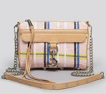 Rebecca Minkoff Surfer Plaid Mini Mac Crossbody Bag