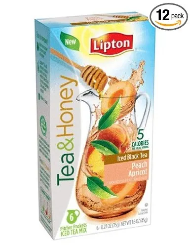 72-Count Lipton Tea and Honey Iced Tea Mix (Peach Apricot)