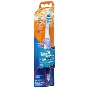 Oral-B CrossAction Power Battery Toothbrush, Soft, Assorted