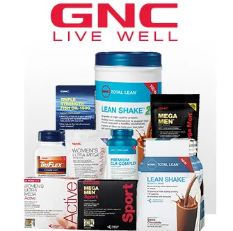 GNC: 2 for $18 + $1 Flat Shipping